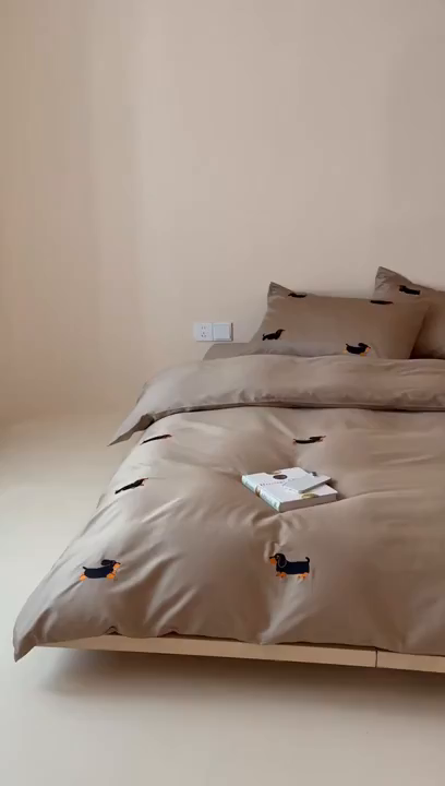 91家纺网 家纺一手货源 找家纺 （总）波比可可 2026春夏系列轻奢居家50s长绒棉全棉纯棉四件套小红书热款