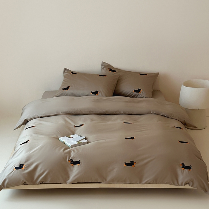 91家纺网 家纺一手货源 找家纺 （总）波比可可 2026春夏系列轻奢居家50s长绒棉全棉纯棉四件套小红书热款