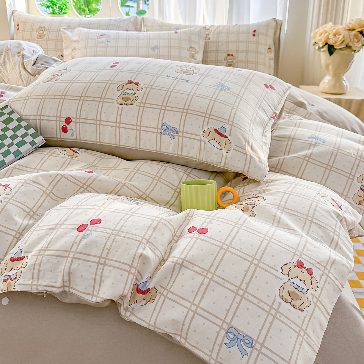 91家纺网 家纺一手货源 找家纺 （总）颜选 2026新款全棉印花单被套