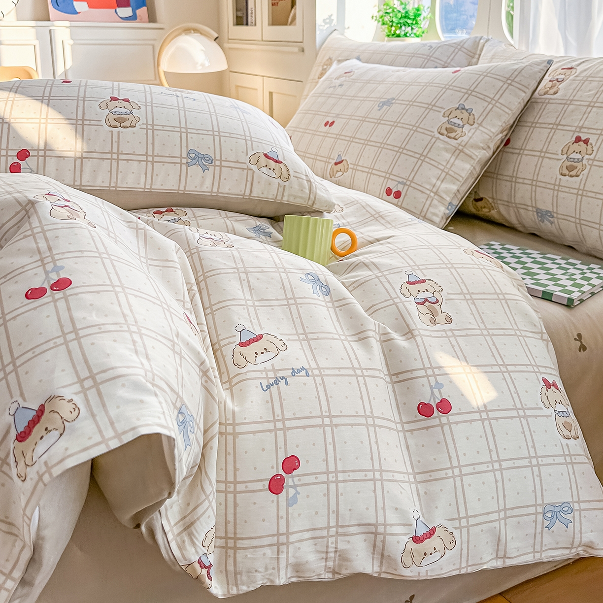 91家纺网 家纺一手货源 找家纺 （总）颜选 2026新款全棉印花单被套