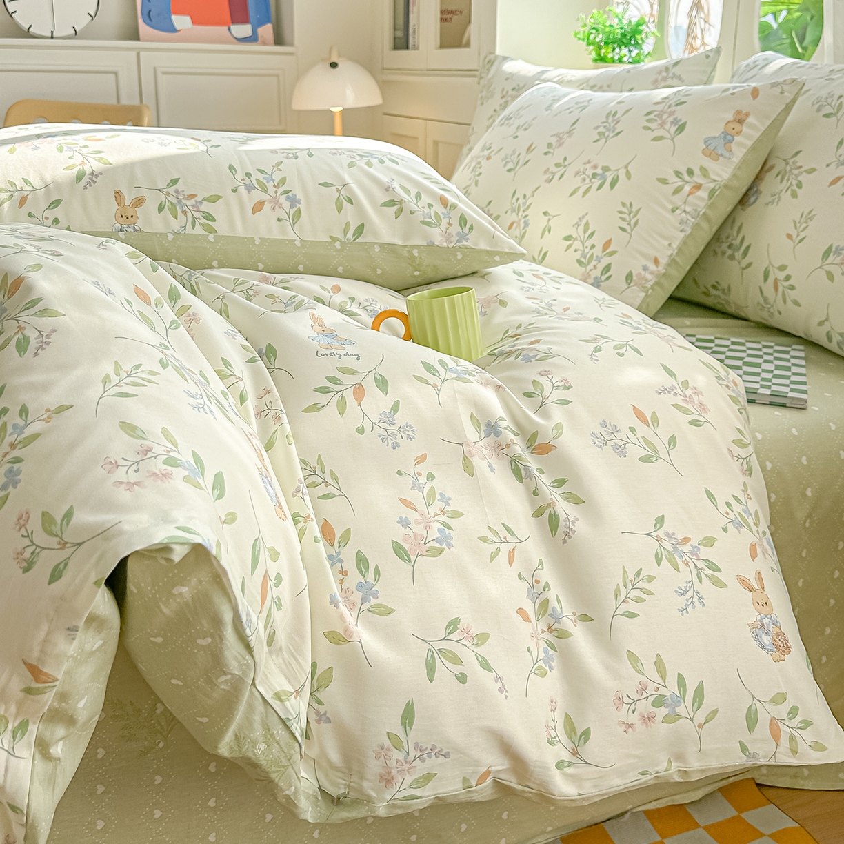 91家纺网 家纺一手货源 找家纺 （总）颜选 2026新款全棉印花单被套