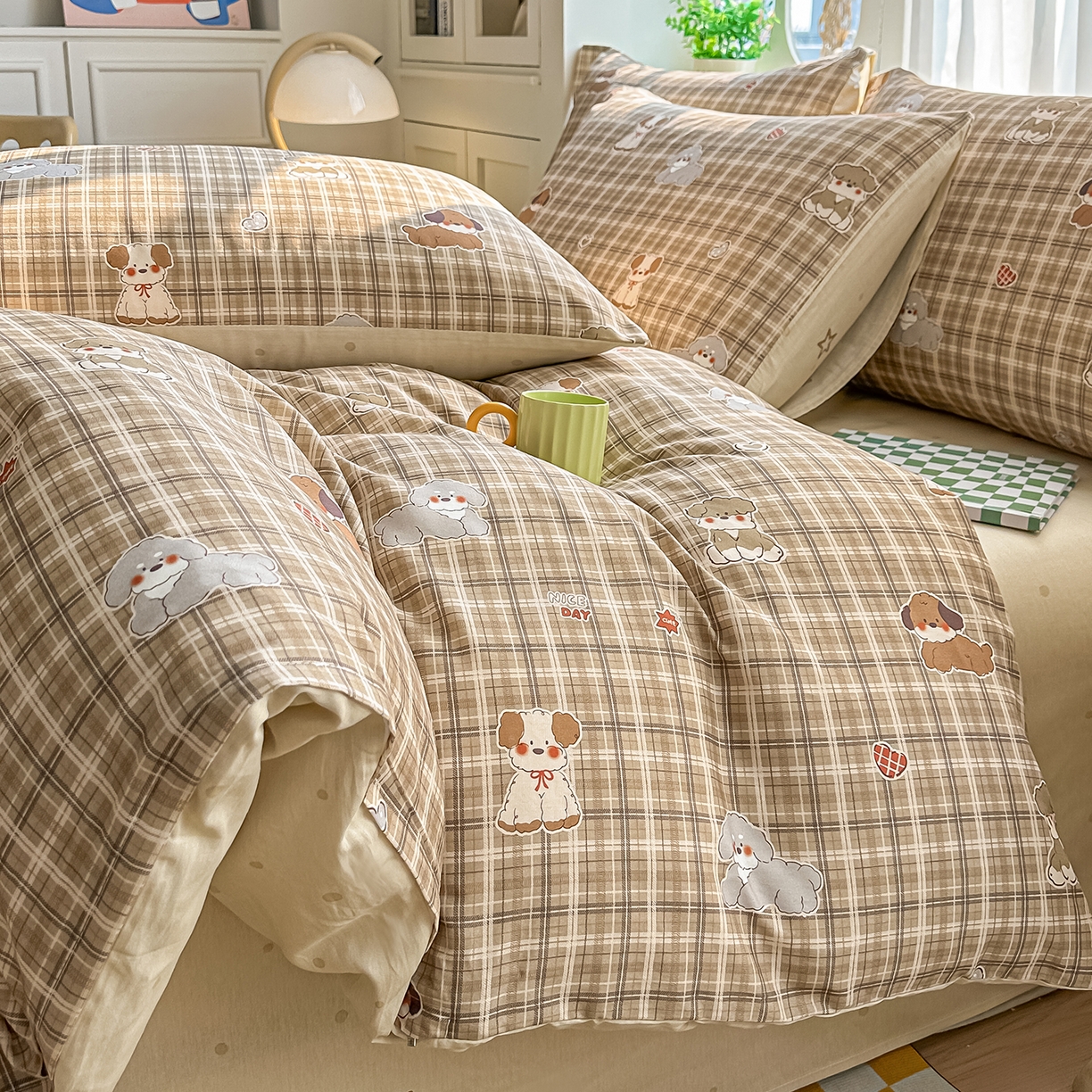 91家纺网 家纺一手货源 找家纺 （总）颜选 2026新款全棉印花单被套