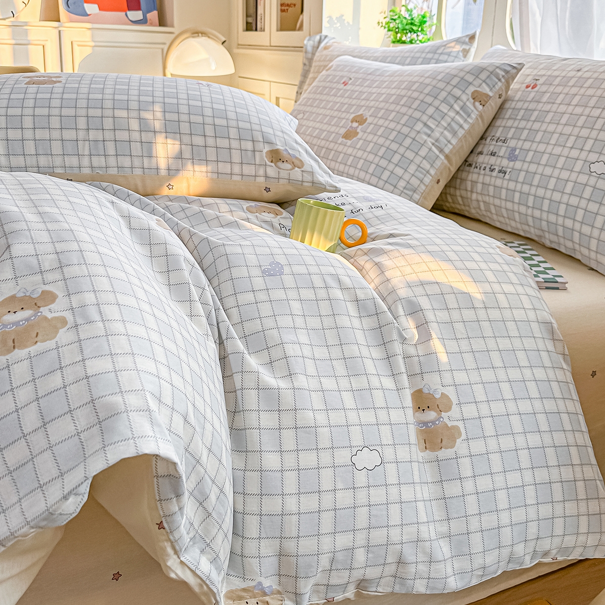 91家纺网 家纺一手货源 找家纺 （总）颜选 2026新款全棉印花单被套