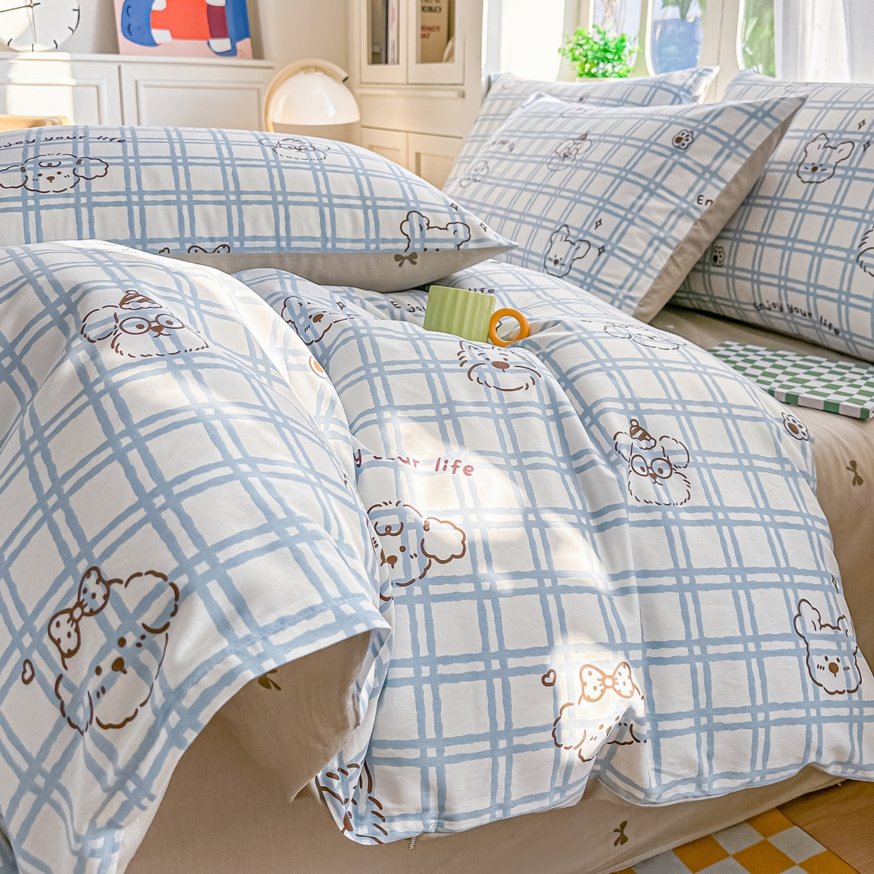 91家纺网 家纺一手货源 找家纺 （总）颜选 2026新款全棉印花单被套