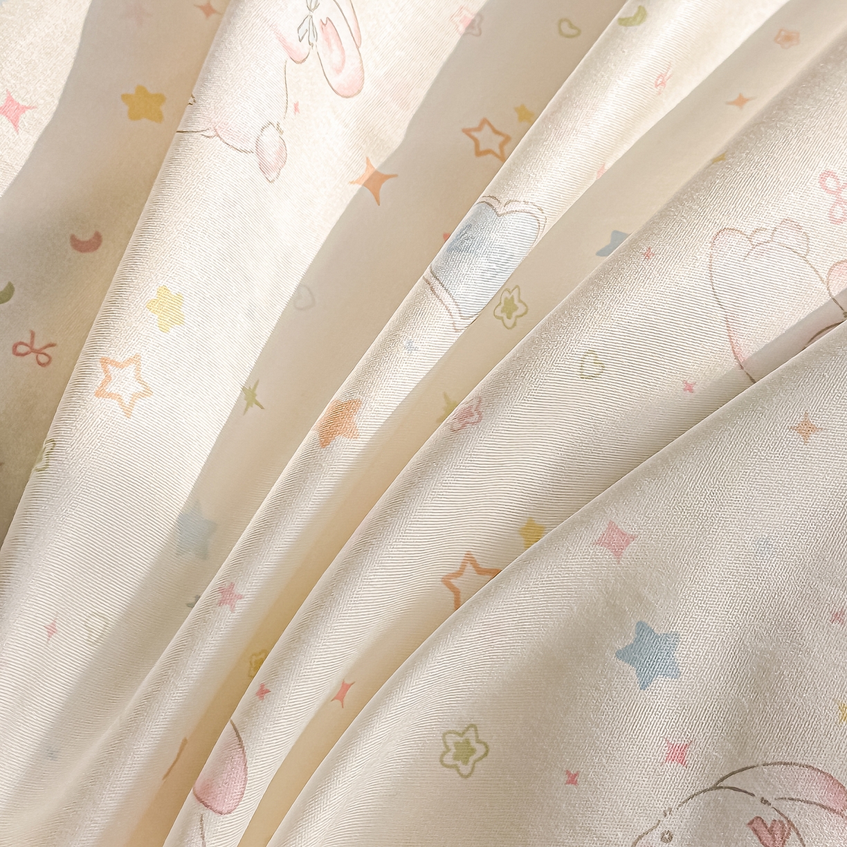 91家纺网 家纺一手货源 找家纺 颜选 2026新款全棉印花单被套 兔兔甜心