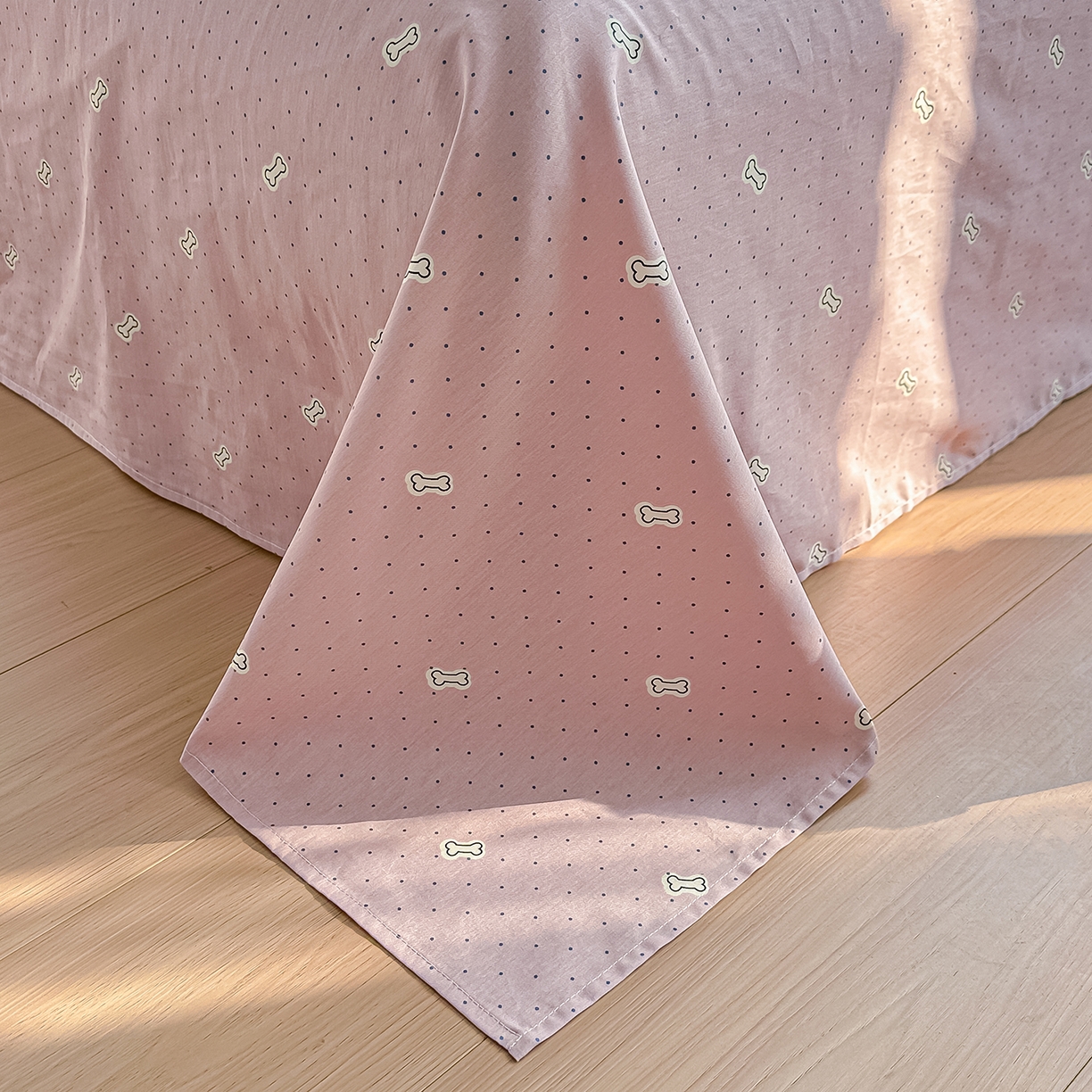 91家纺网 家纺一手货源 找家纺 颜选 2026新款全棉印花单被套 英伦狗