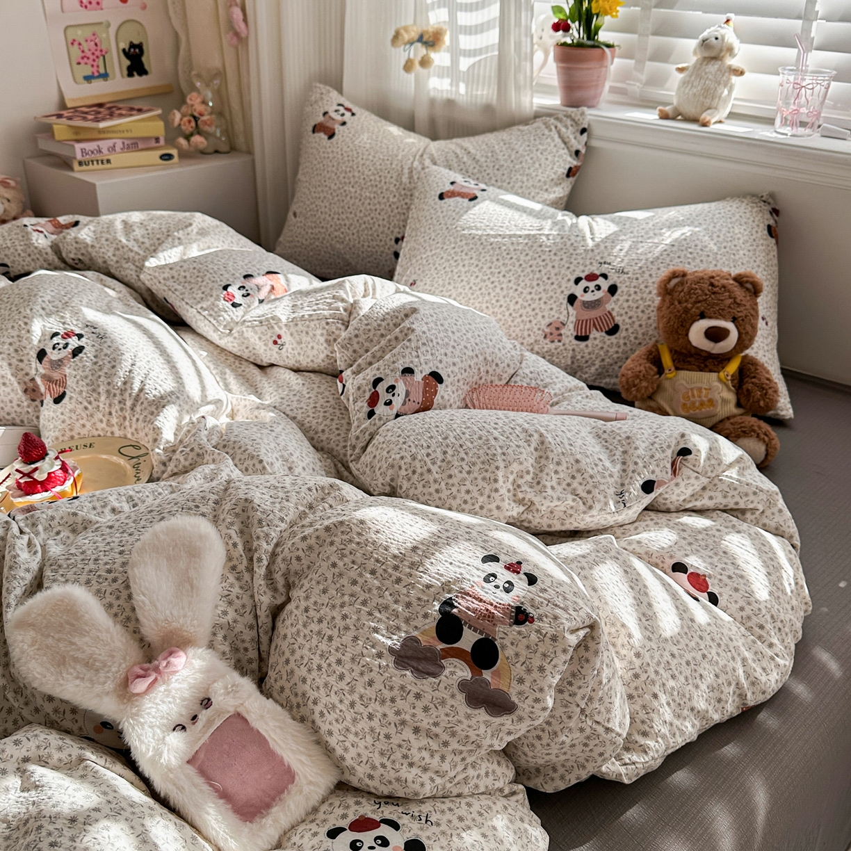 91家纺网 家纺一手货源 找家纺 （总）卡斯诺家纺馆 2026新款皱皱棉双层纱四件套（下载文件包含买家秀）