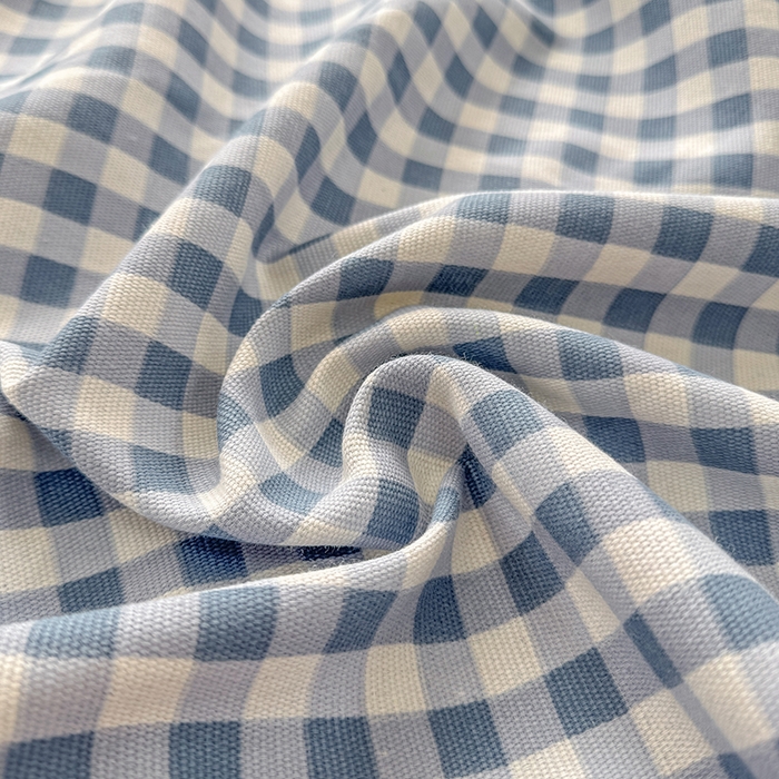 91家纺网 家纺一手货源 找家纺 爱彼家纺 2026新款舒适透气老粗布凉席印花床笠单件-床笠三件套 老粗布床笠-暖阳-天蓝格