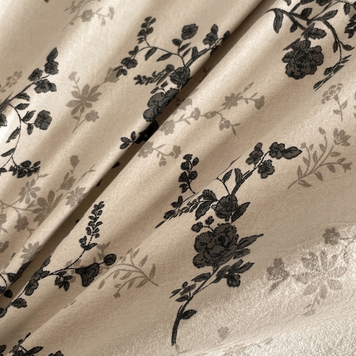 91家纺网 家纺一手货源 找家纺 慕澄家纺 2026新款高克重仿棉碎花床盖四件套 漫漫