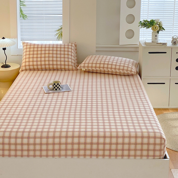 91家纺网 家纺一手货源 找家纺 爱彼家纺 2026新升级细沙卡通印花老粗布床笠直播热门款春夏热款系列一 老粗布床笠-艾格