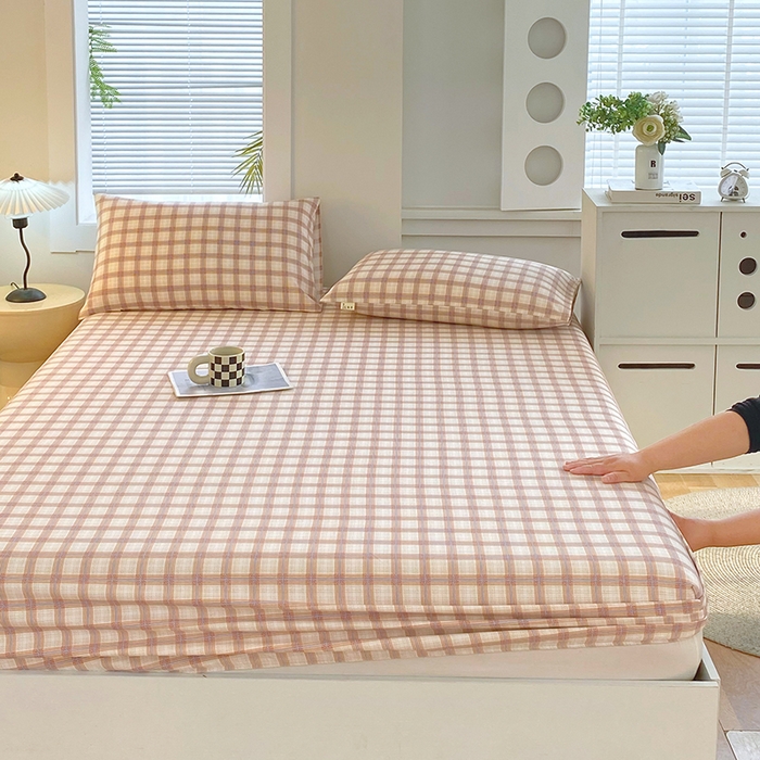 91家纺网 家纺一手货源 找家纺 爱彼家纺 2026新升级细沙卡通印花老粗布床笠直播热门款春夏热款系列一 老粗布床笠-艾格