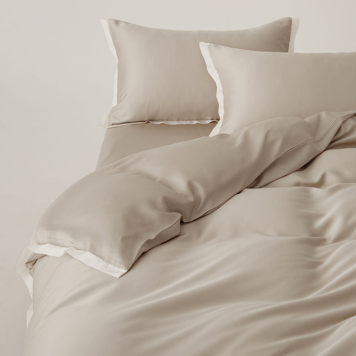 91家纺网 家纺一手货源 找家纺 EH家居 2026春夏新品天丝拼角四件套-南山系列 南山-沉香灰