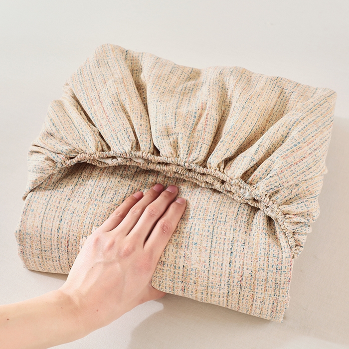 91家纺网 家纺一手货源 找家纺 爱彼家纺 2026新升级细沙卡通印花老粗布床笠直播热门款春夏热款系列一 老粗布床笠-明沙