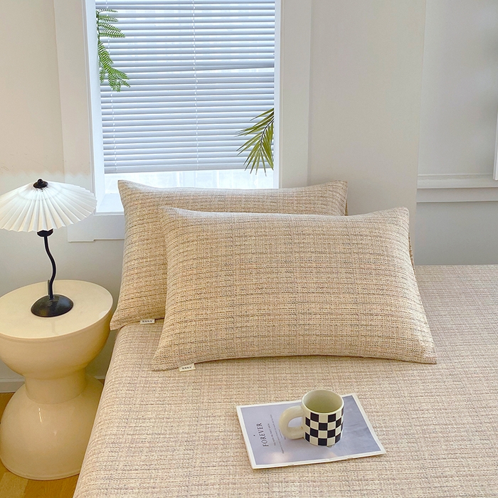 91家纺网 家纺一手货源 找家纺 爱彼家纺 2026新升级细沙卡通印花老粗布床笠直播热门款春夏热款系列一 老粗布床笠-明沙