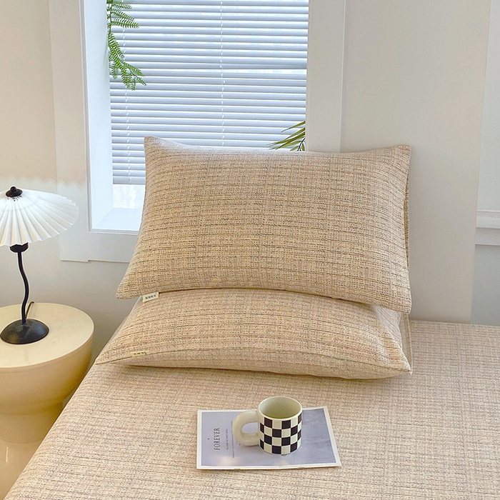 91家纺网 家纺一手货源 找家纺 爱彼家纺 2026新升级细沙卡通印花老粗布床笠直播热门款春夏热款系列一 老粗布床笠-明沙