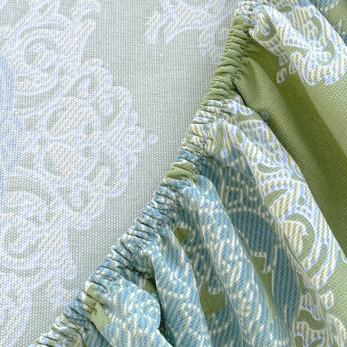 91家纺网 家纺一手货源 找家纺 爱彼家纺 2026新升级细沙卡通印花老粗布床笠直播热门款春夏热款系列一 老粗布床笠-欧式灰