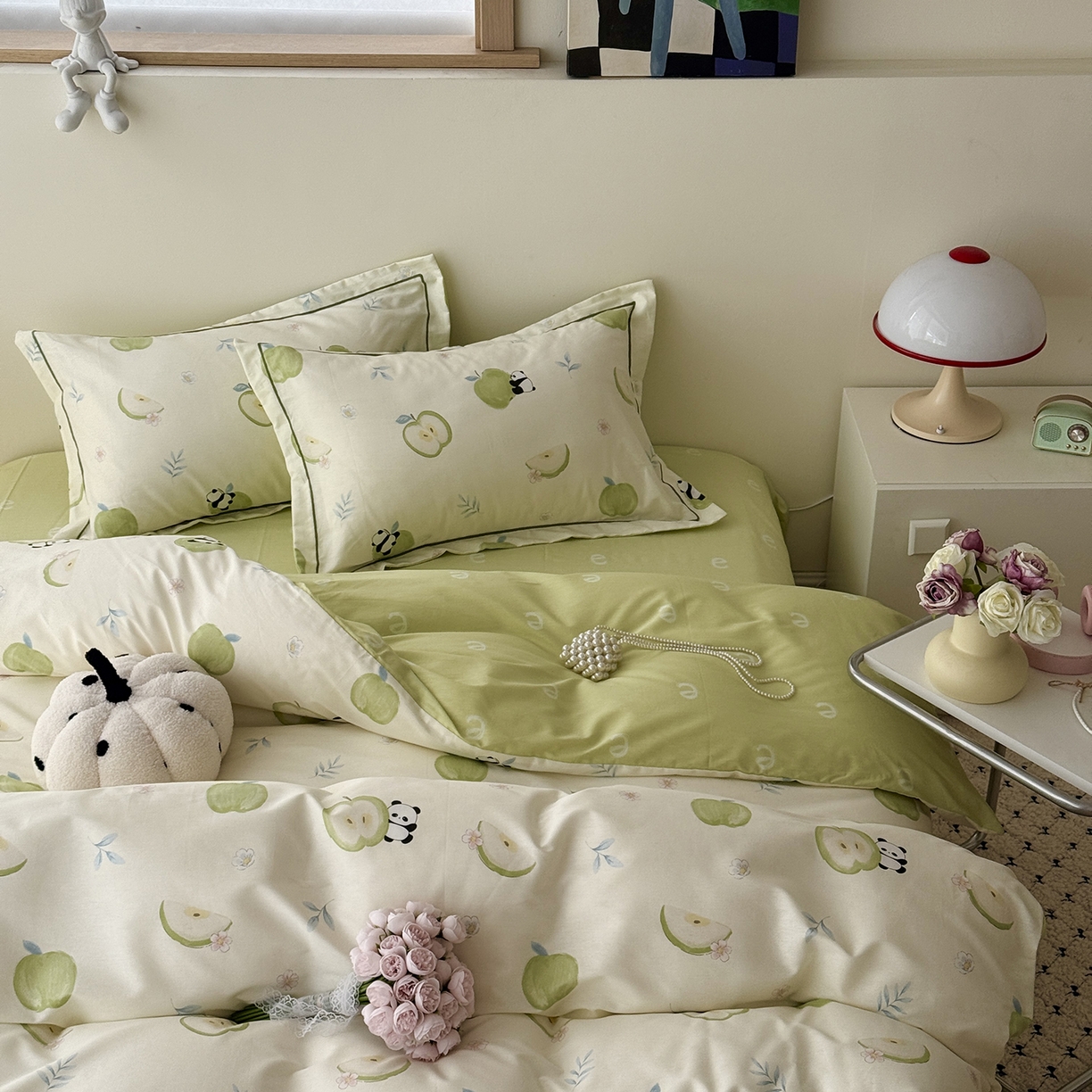 91家纺网 家纺一手货源 找家纺 于果 2026新款全棉13370四件套（2） 果味森林