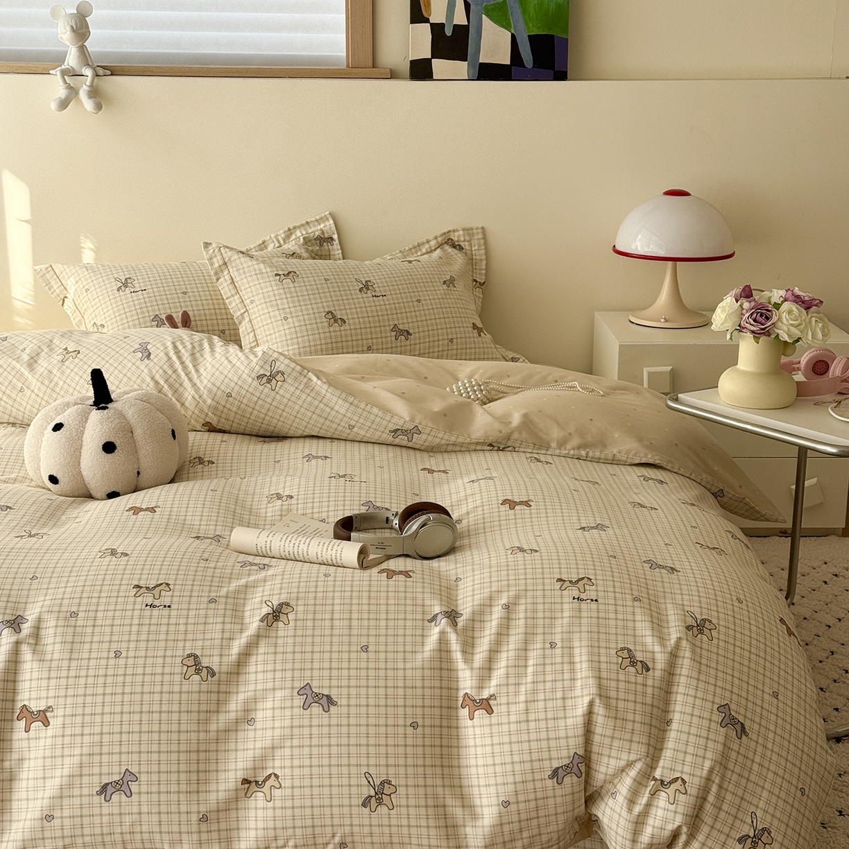 于果 2026新款全棉13370四件套（2） 马到成功