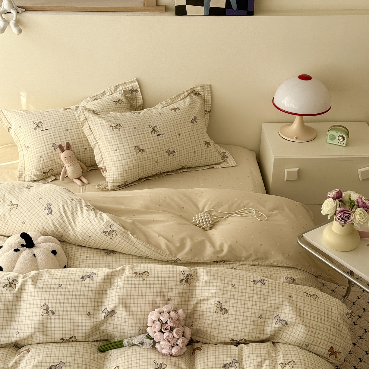 91家纺网 家纺一手货源 找家纺 于果 2026新款全棉13370四件套（2） 马到成功