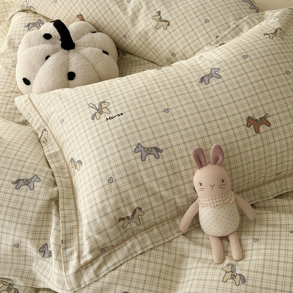 91家纺网 家纺一手货源 找家纺 于果 2026新款全棉13370四件套（2） 马到成功