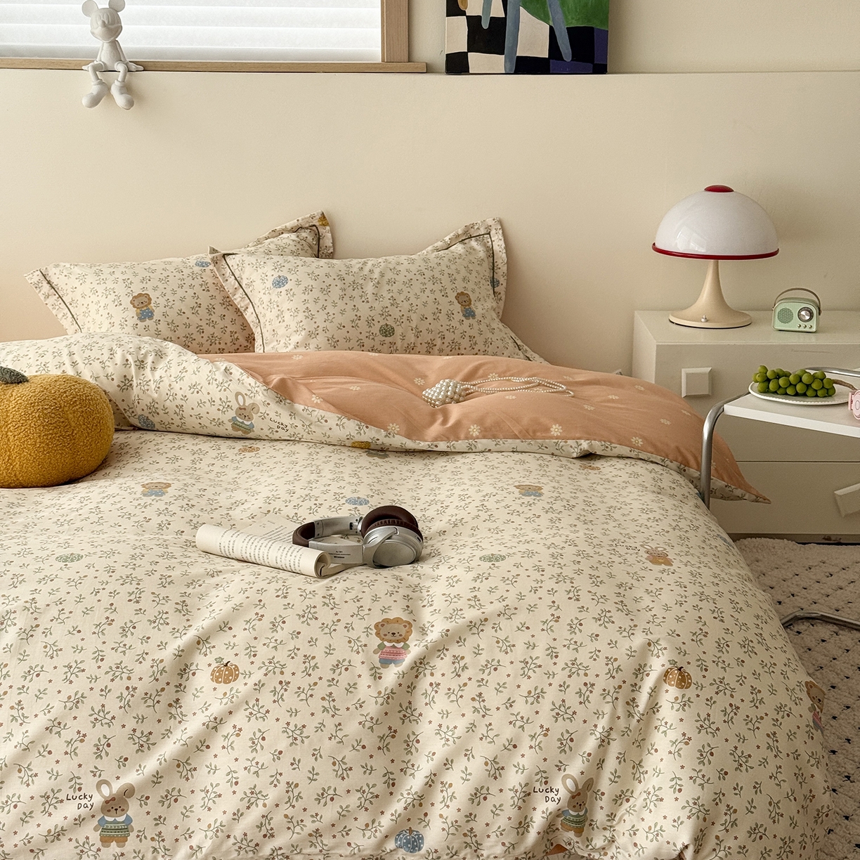 于果 2026新款全棉13370四件套（2） 萌系乐园