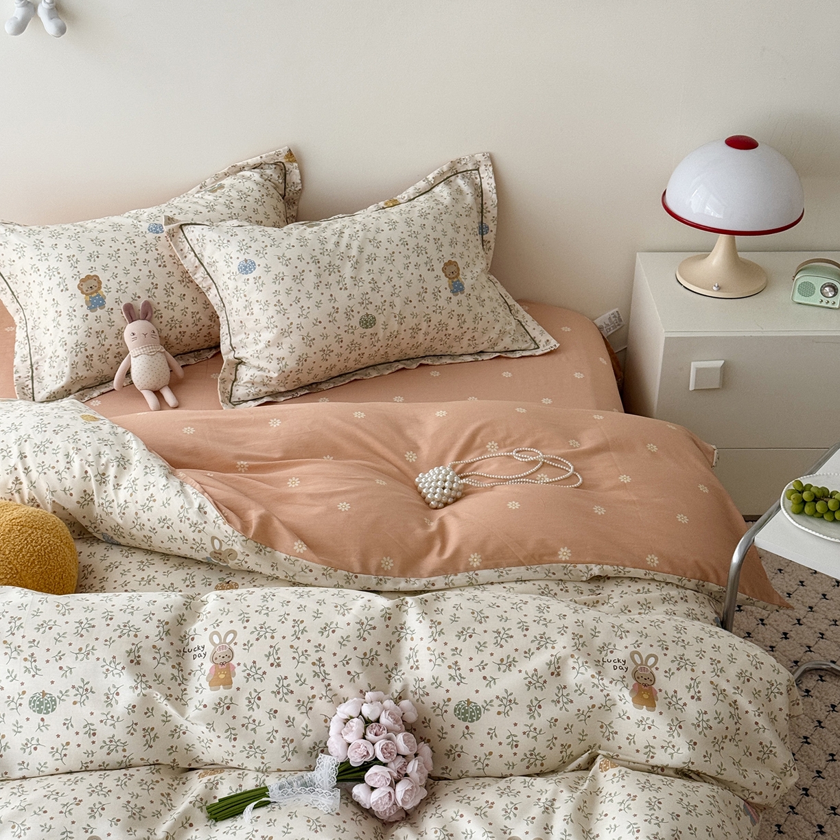 91家纺网 家纺一手货源 找家纺 于果 2026新款全棉13370四件套（2） 萌系乐园