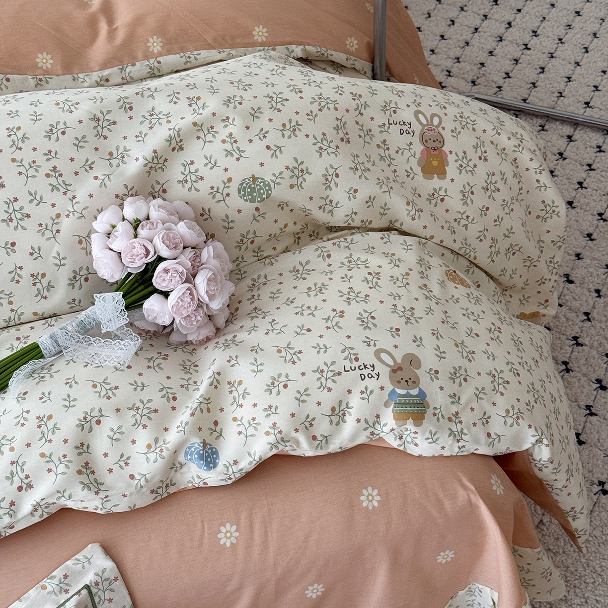 91家纺网 家纺一手货源 找家纺 于果 2026新款全棉13370四件套（2） 萌系乐园