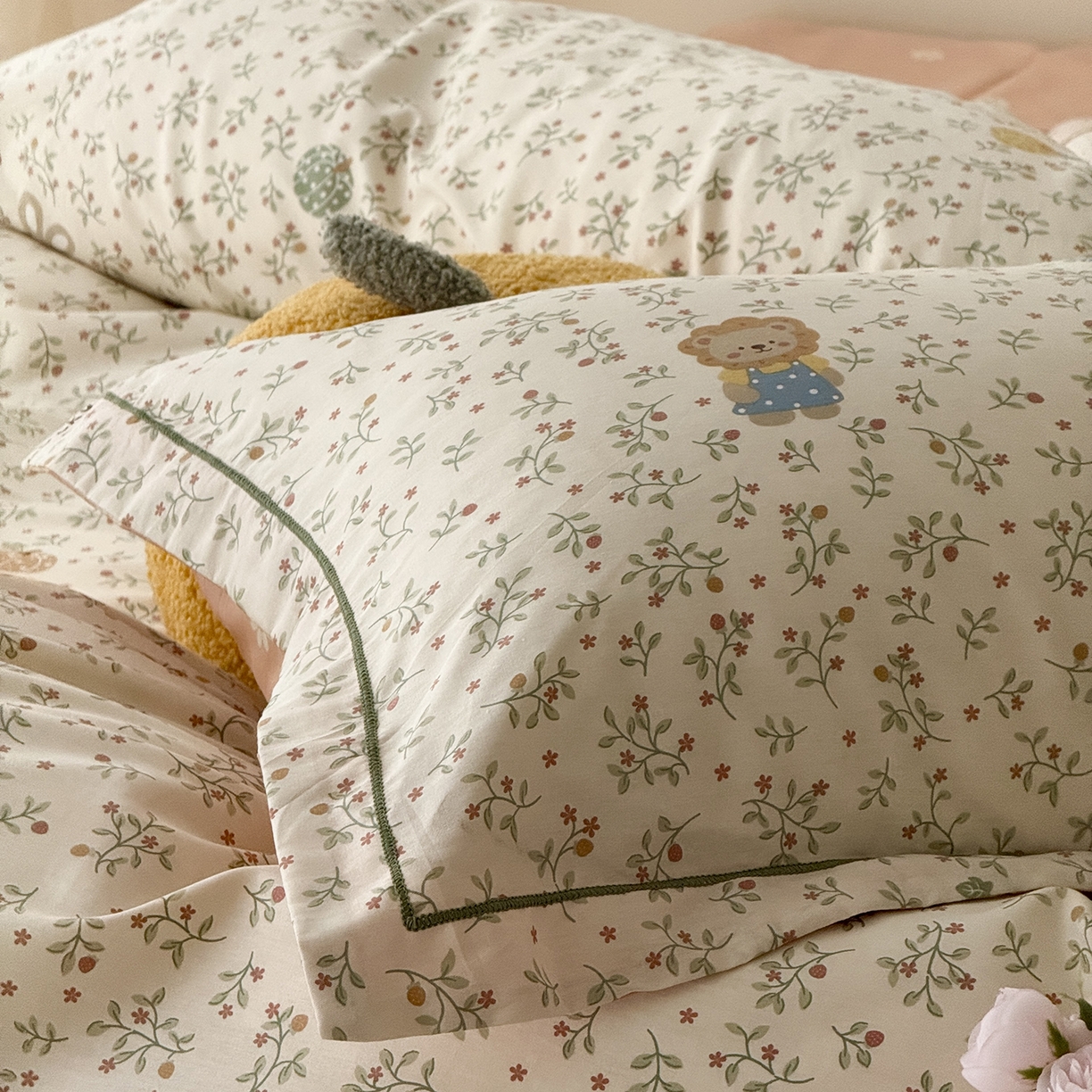 91家纺网 家纺一手货源 找家纺 于果 2026新款全棉13370四件套（2） 萌系乐园