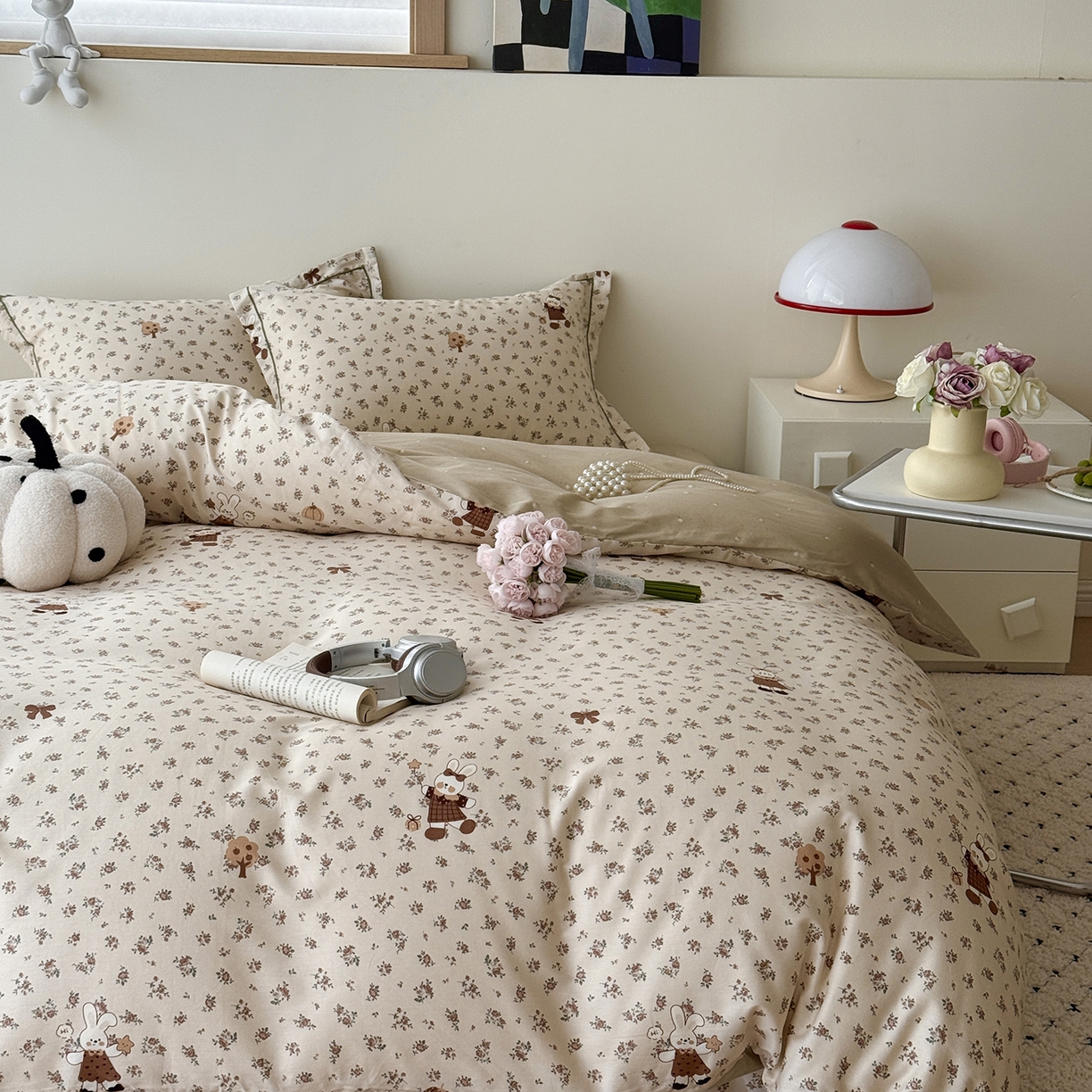 于果 2026新款全棉13370四件套（2） 南瓜甜心