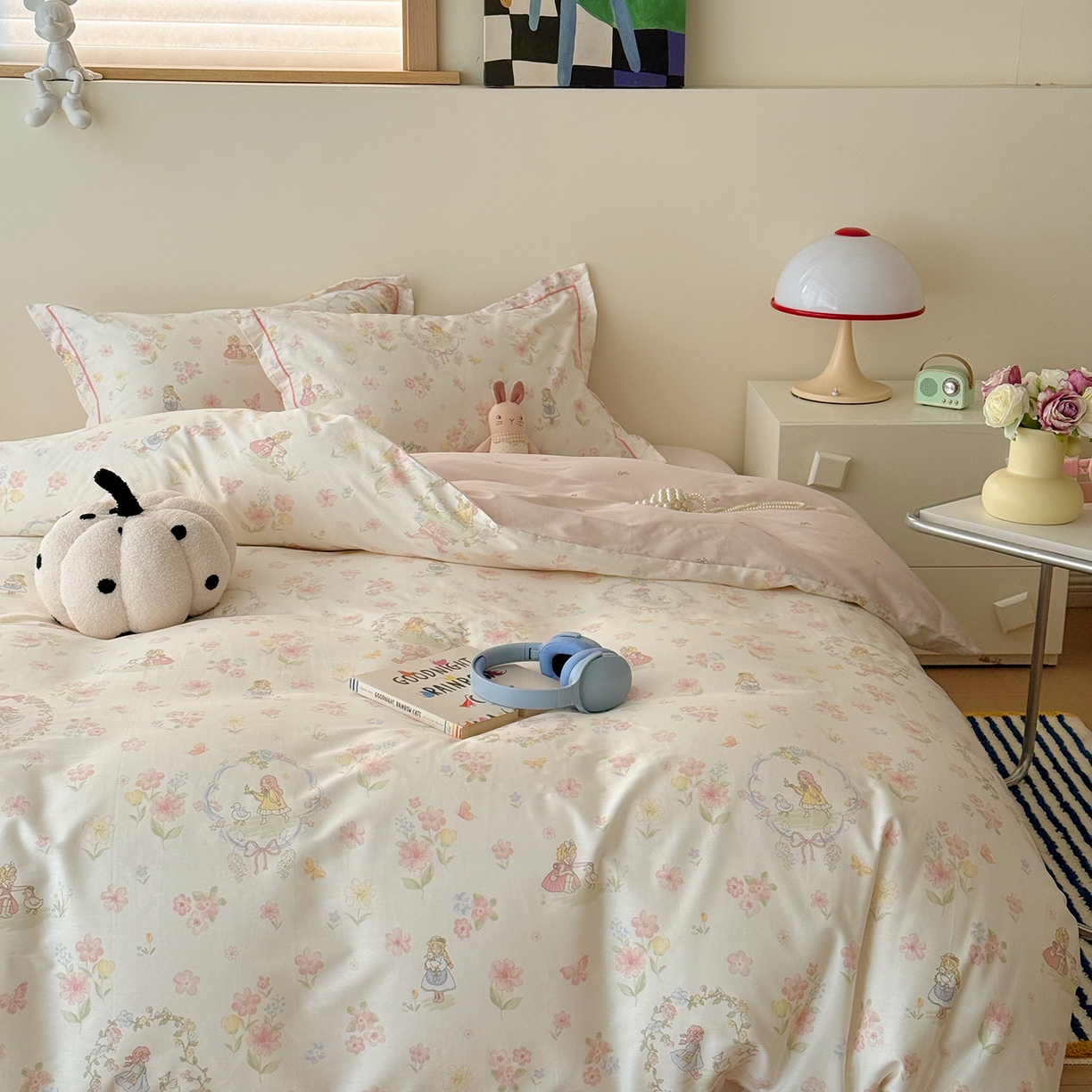 于果 2026新款全棉13370四件套（2） 浅色童话