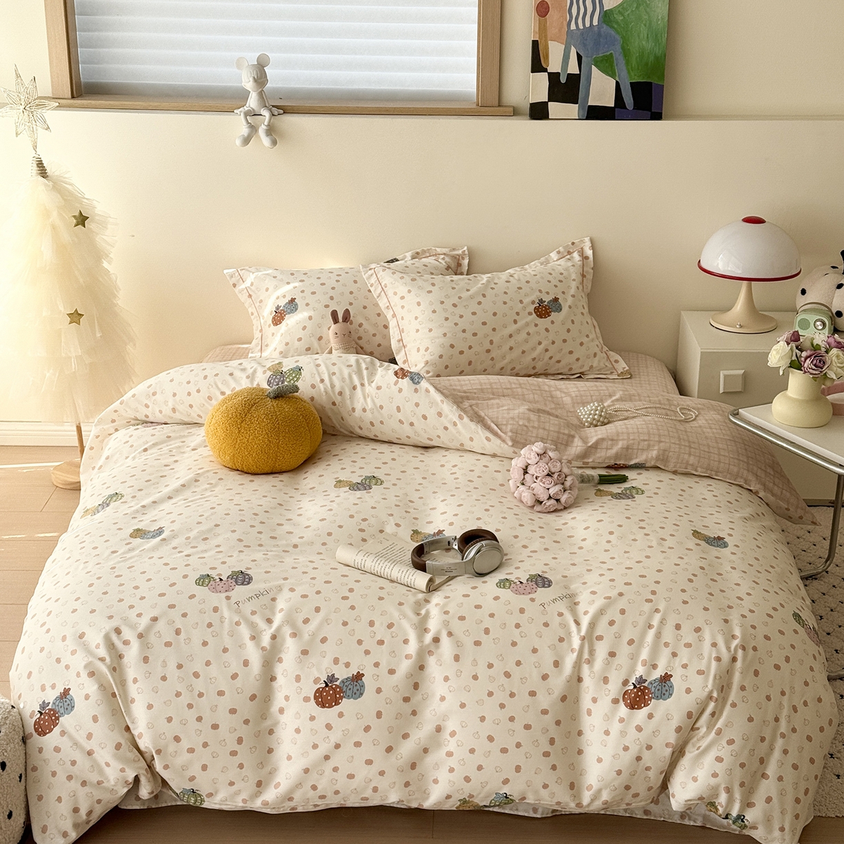 91家纺网 家纺一手货源 找家纺 于果 2026新款全棉13370四件套（2） 甜糯软糖