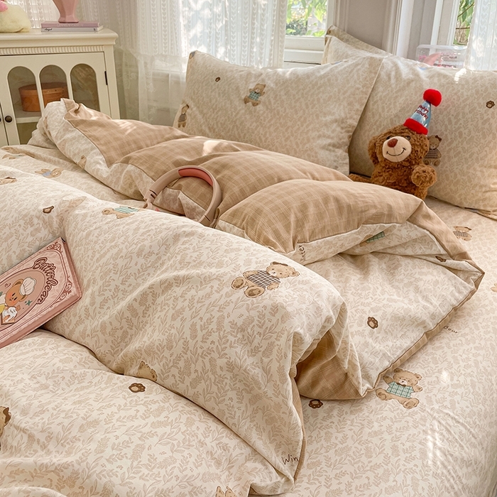 91家纺网 家纺一手货源 找家纺 （总）世爵 2026新款全棉纯棉印花小清新单被套单品系列