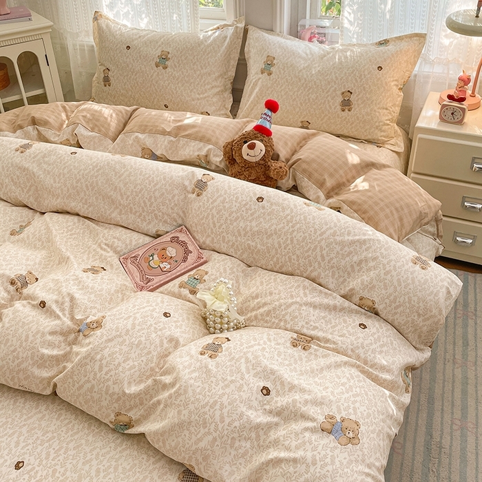 91家纺网 家纺一手货源 找家纺 （总）世爵 2026新款全棉纯棉印花小清新单被套单品系列