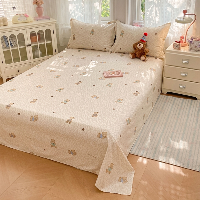 91家纺网 家纺一手货源 找家纺 （总）世爵 2026新款全棉纯棉印花小清新单被套单品系列