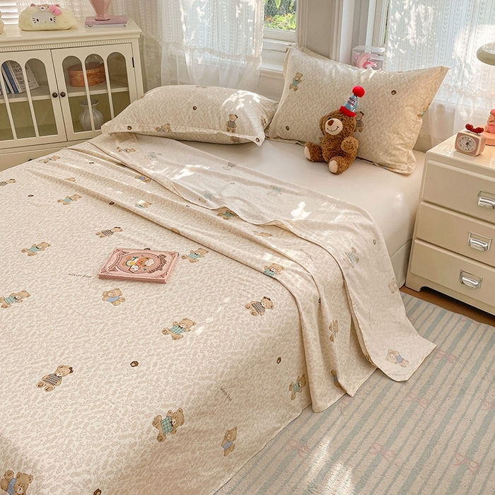 91家纺网 家纺一手货源 找家纺 （总）世爵 2026新款全棉纯棉印花小清新单被套单品系列