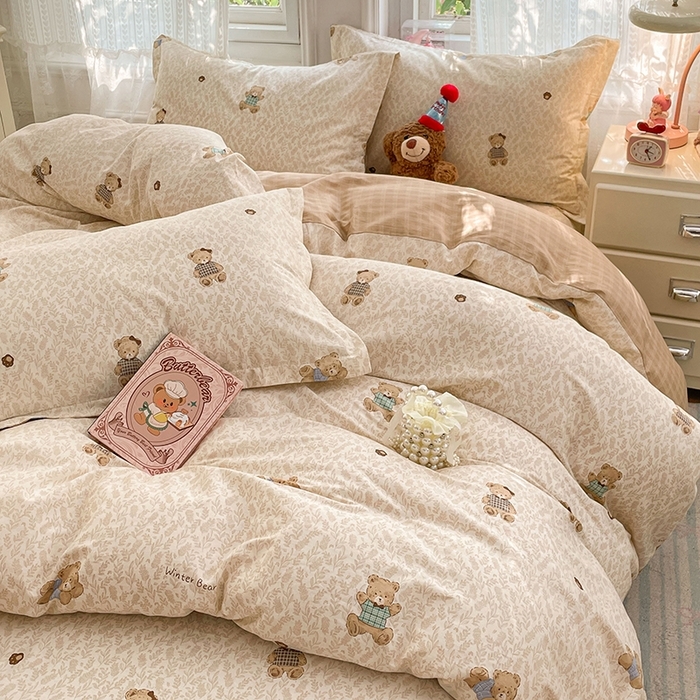 91家纺网 家纺一手货源 找家纺 （总）世爵 2026新款全棉纯棉印花小清新单被套单品系列