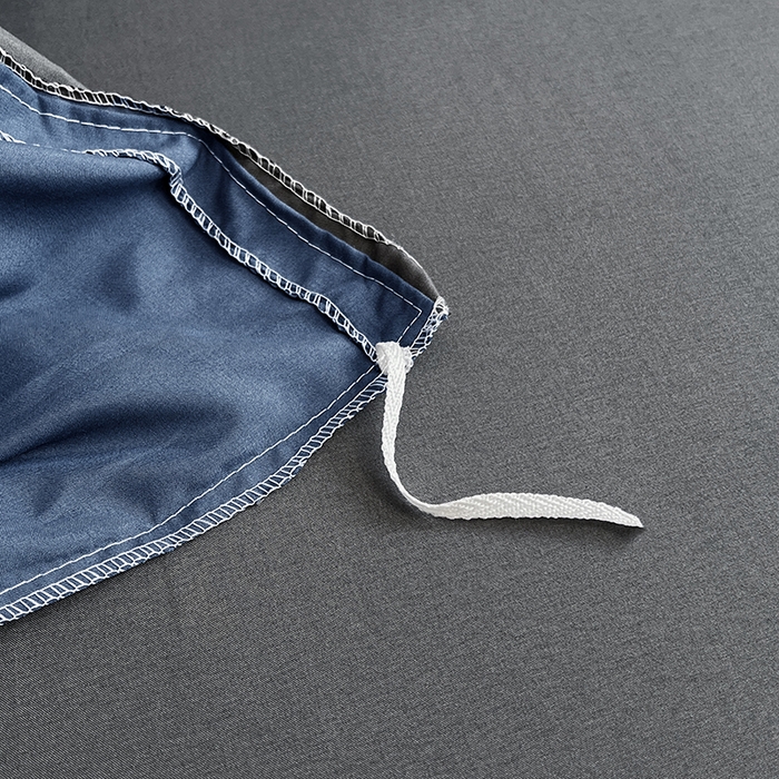 91家纺网 家纺一手货源 找家纺 世爵 2026新款10A抗菌亲肤水洗棉双拼四件套 深蓝灰