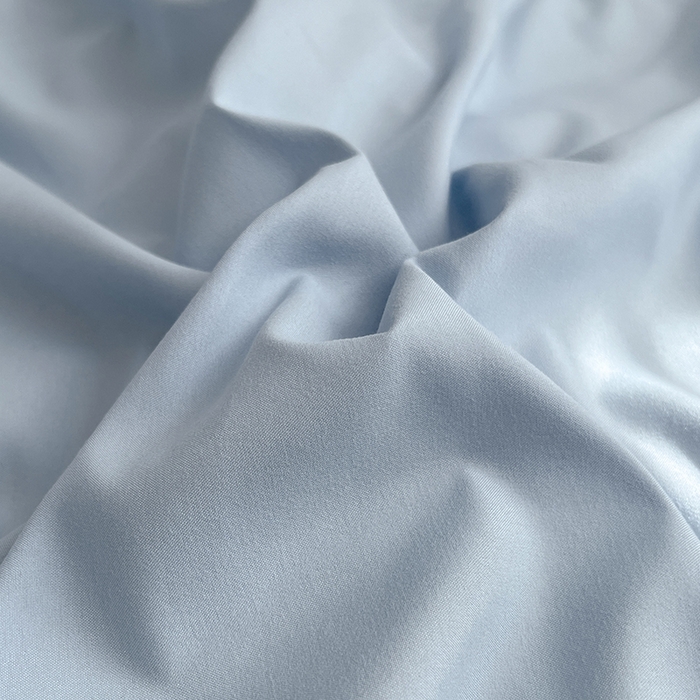 91家纺网 家纺一手货源 找家纺 世爵 2026新款10A抗菌亲肤水洗棉双拼四件套 天空蓝浅灰