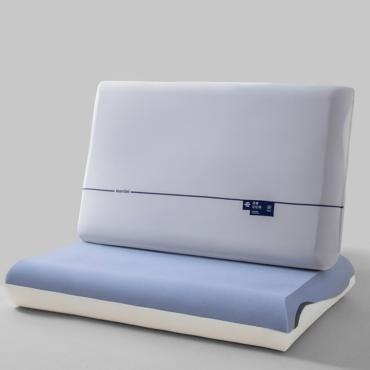 枕星记忆枕 2026新款亚朵同款1代2代双芯三芯深睡眠PRO记忆棉助睡眠零压护颈椎枕芯枕头30D 30D二代三芯