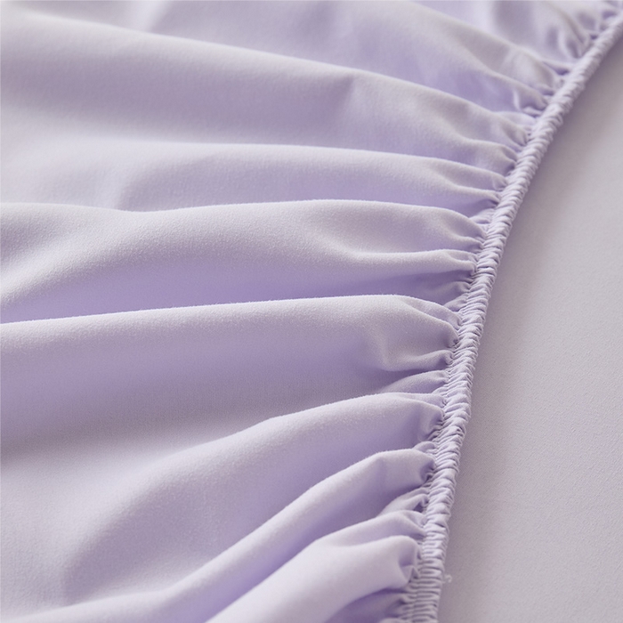 91家纺网 家纺一手货源 找家纺 青泽家纺 2026新款新款防滑水洗棉全包席梦思床笠床垫防尘保护罩 紫色