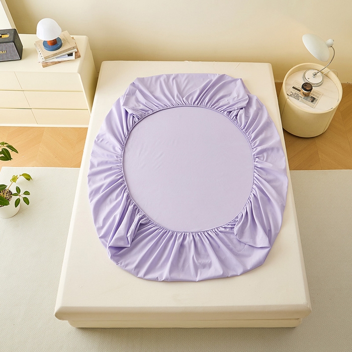 91家纺网 家纺一手货源 找家纺 青泽家纺 2026新款新款防滑水洗棉全包席梦思床笠床垫防尘保护罩 紫色