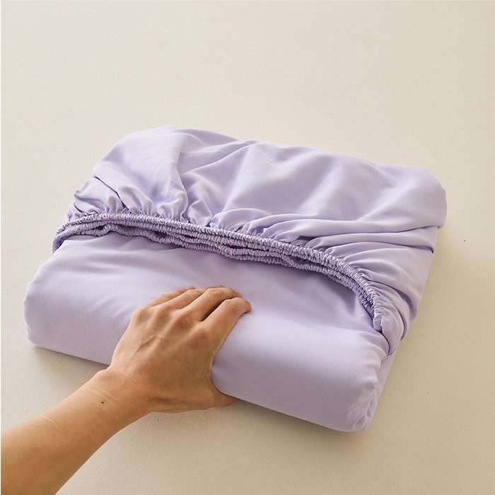 91家纺网 家纺一手货源 找家纺 青泽家纺 2026新款新款防滑水洗棉全包席梦思床笠床垫防尘保护罩 紫色