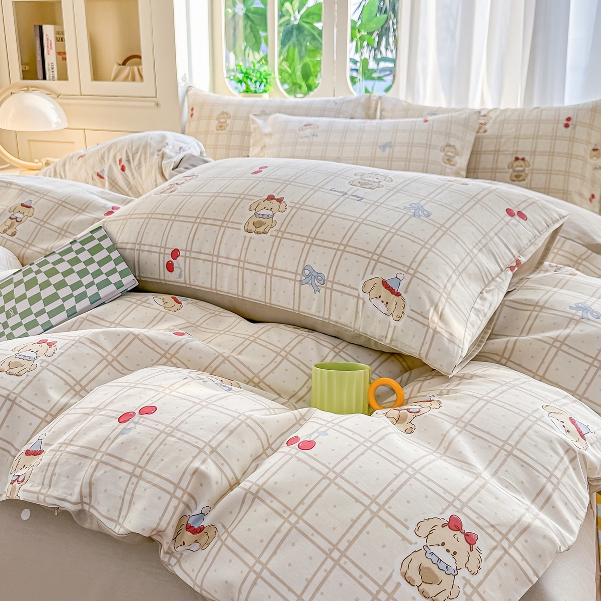 91家纺网 家纺一手货源 找家纺 （总）颜选 2026新款全棉纯棉印花四件套