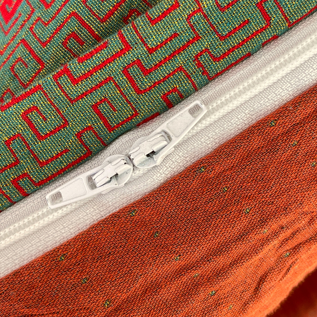 91家纺网 家纺一手货源 找家纺 春皖家纺 2026新款全棉色织双层纱提花百福系列拉链款-单被套 绿赤兔