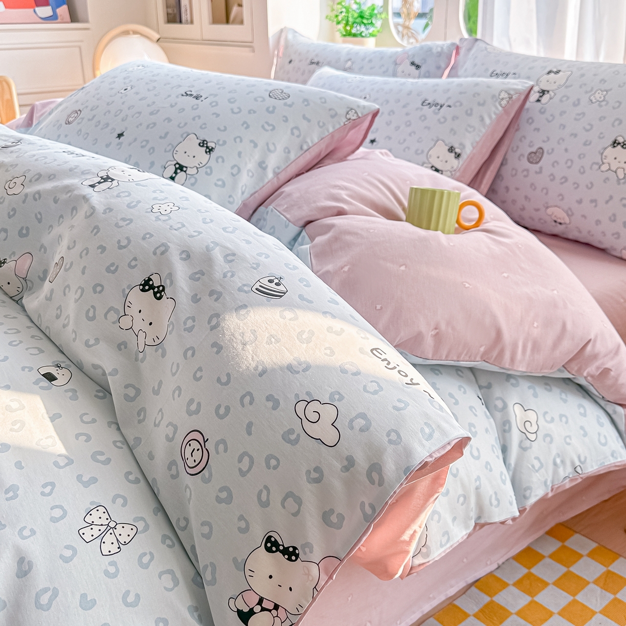 91家纺网 家纺一手货源 找家纺 （总）颜选 2026新款全棉纯棉印花四件套