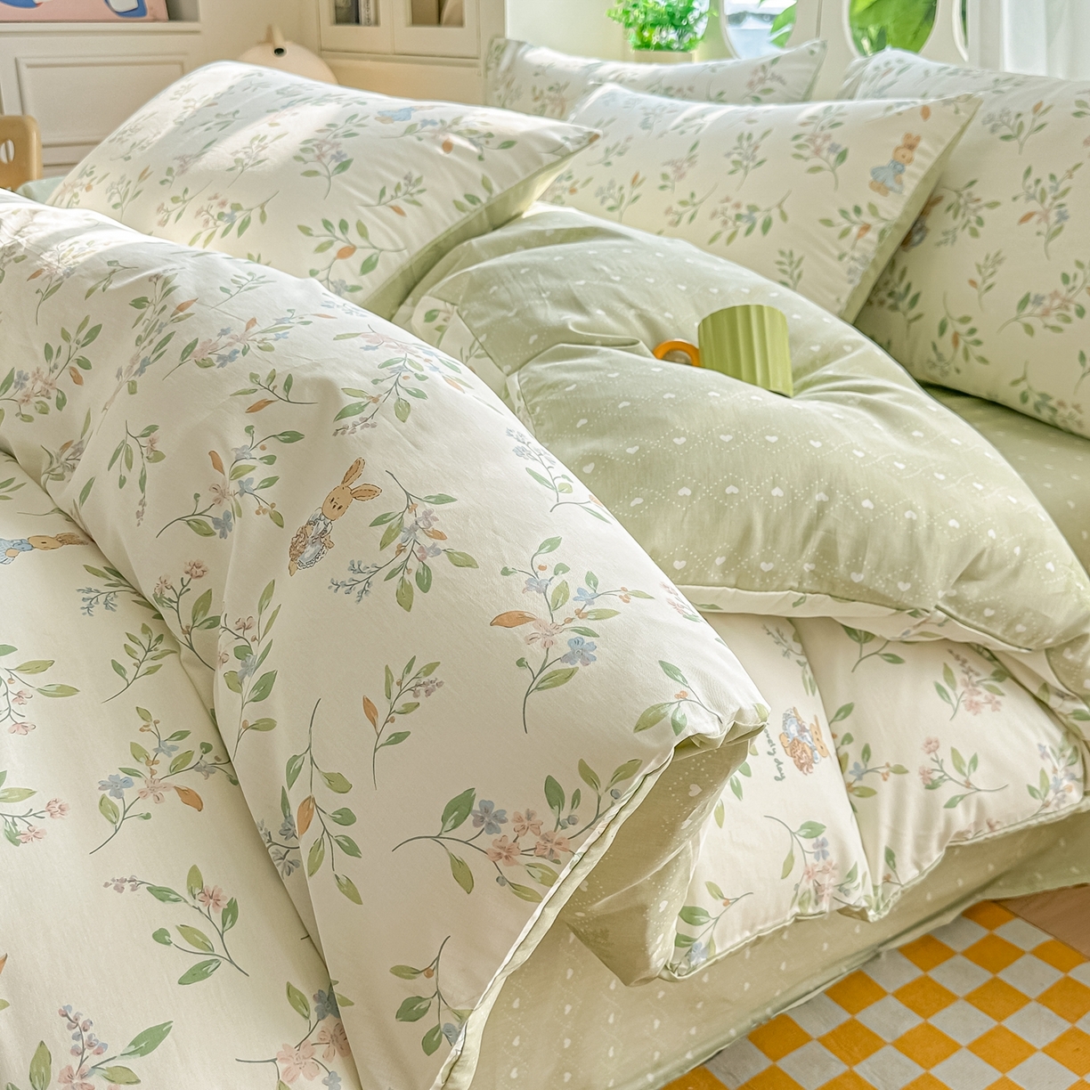 91家纺网 家纺一手货源 找家纺 （总）颜选 2026新款全棉纯棉印花四件套