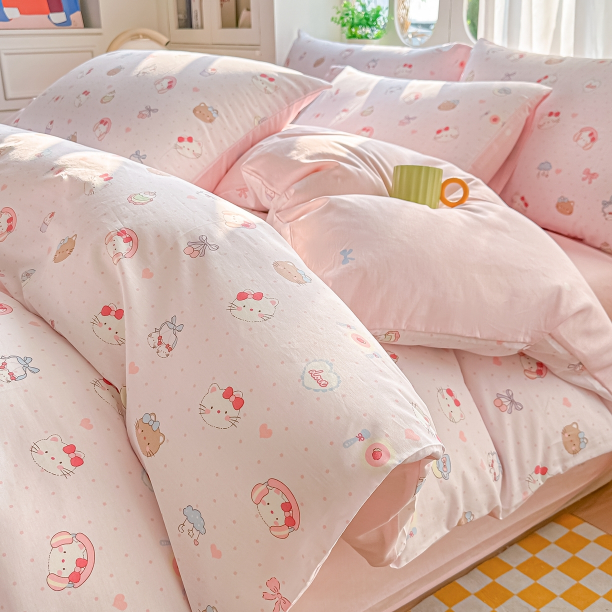 91家纺网 家纺一手货源 找家纺 （总）颜选 2026新款全棉纯棉印花四件套