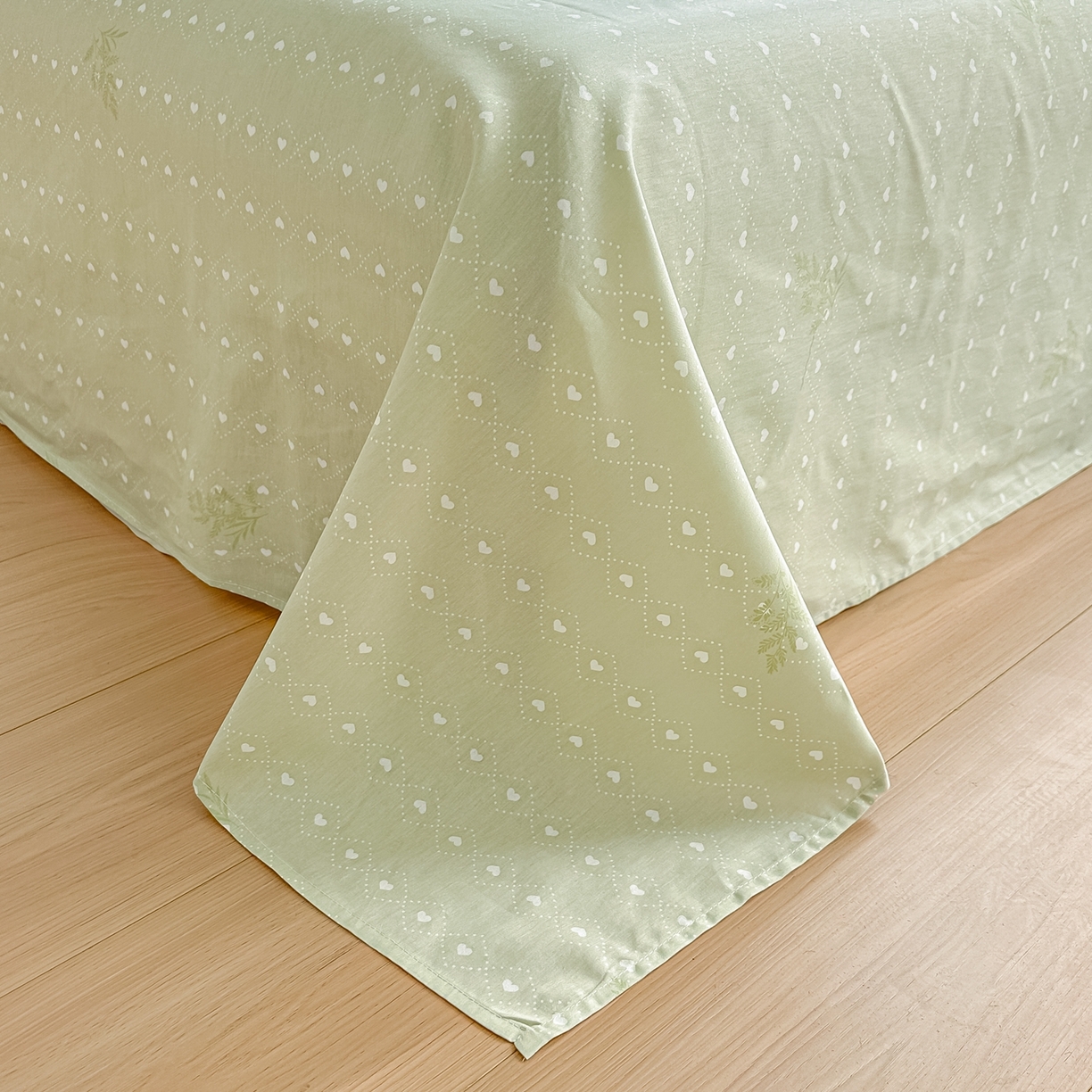 91家纺网 家纺一手货源 找家纺 颜选 2026新款全棉纯棉印花四件套 风铃小兔