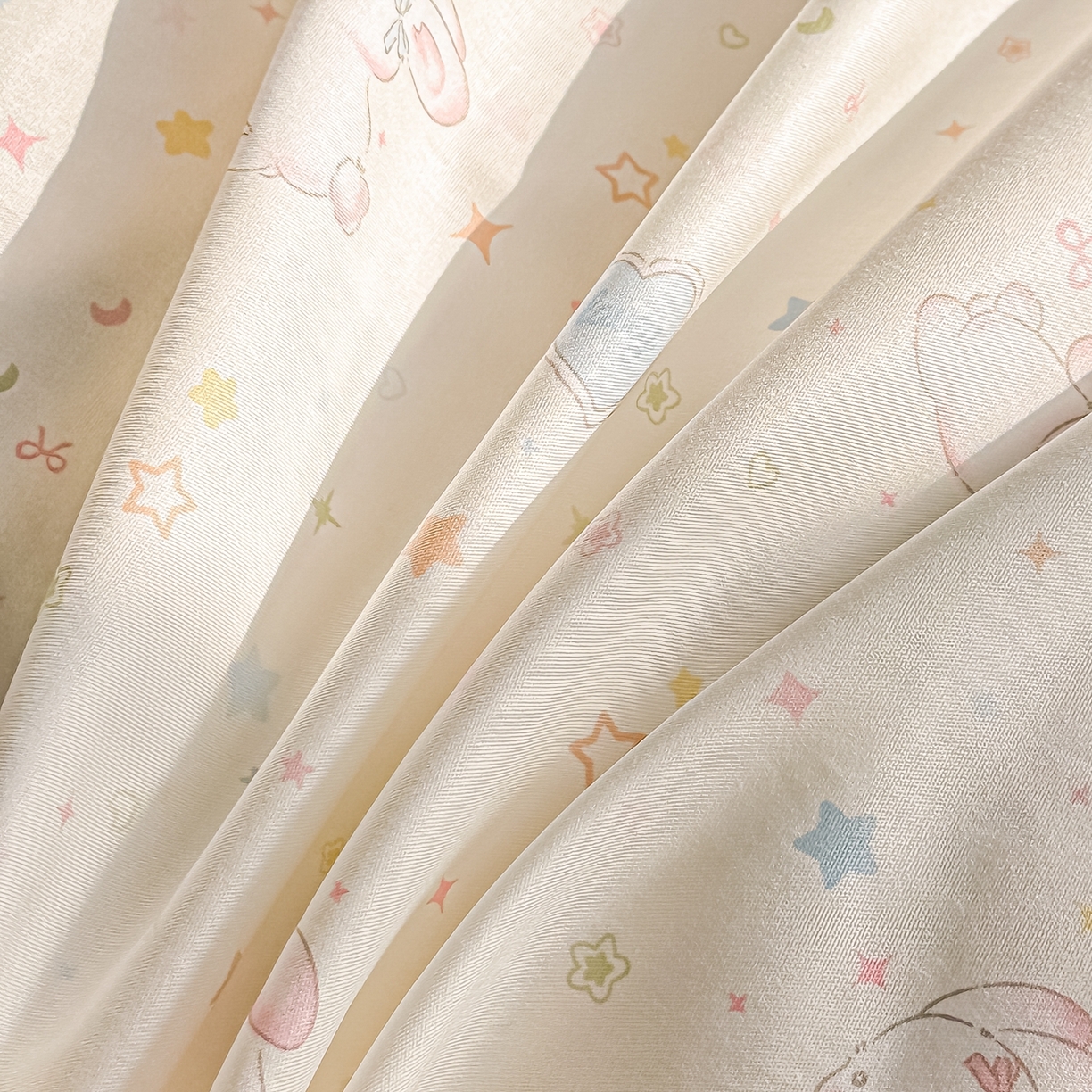 91家纺网 家纺一手货源 找家纺 颜选 2026新款全棉纯棉印花四件套 兔兔甜心