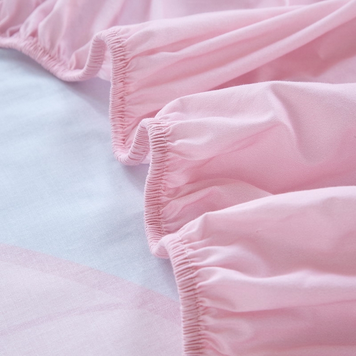 91家纺网 家纺一手货源 找家纺 蘭菲家纺 2026新款全棉纯棉大版卡通单床笠床笠单件-小马宝莉 晚安.宝莉